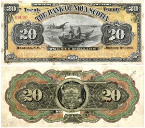 CanadaBill1903BankOfNovaScotia20Dollar