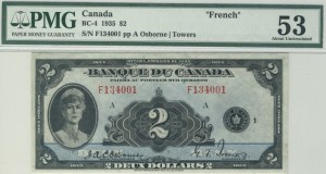 CanadaBill1935French2Dollar
