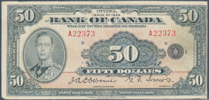 CanadaBill1935King50Dollar